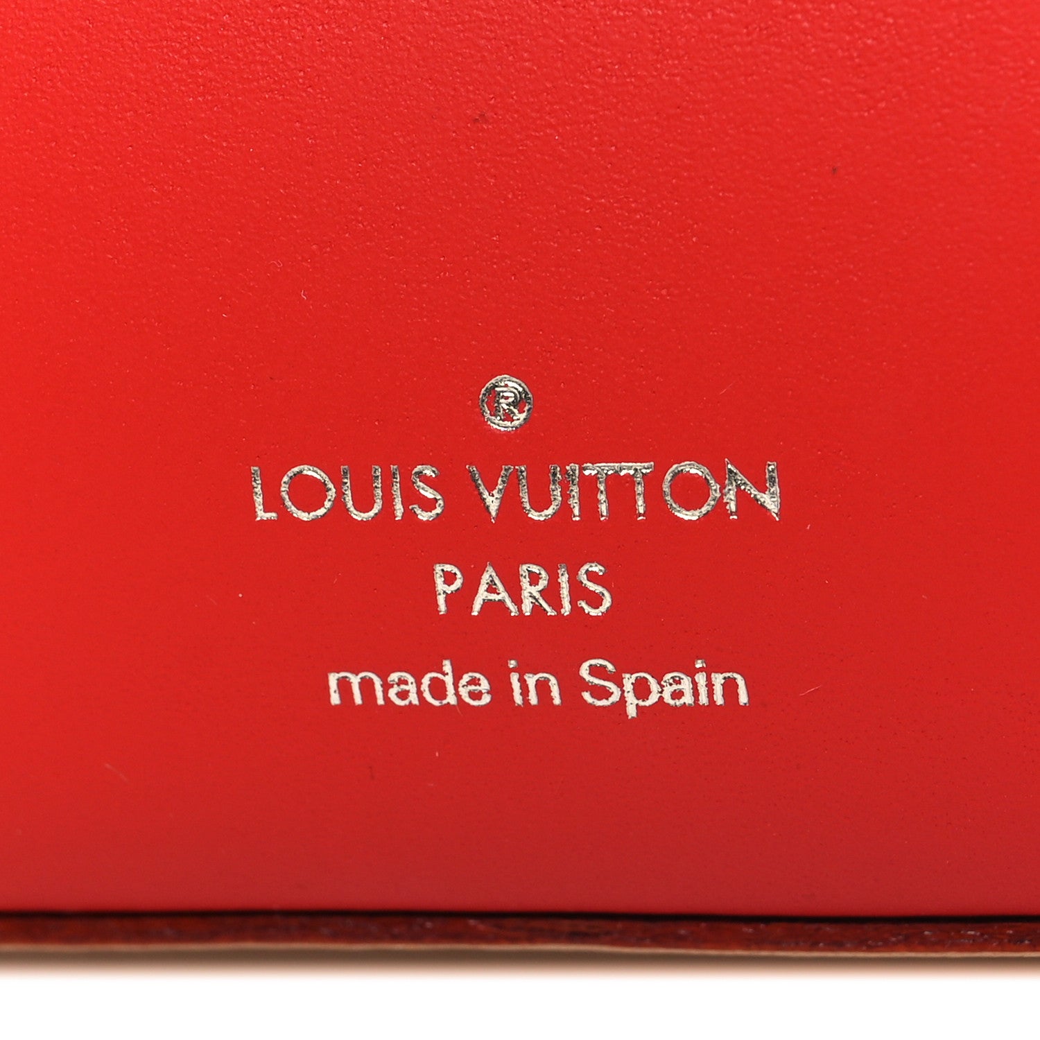 Louis Vuitton Monogram Elizabeth Pencil Pouch Red 6 of 10