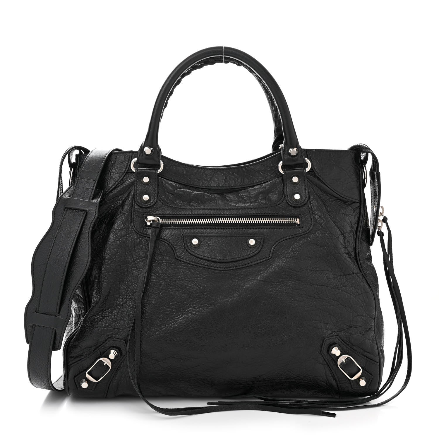 Balenciaga Agneau Classic Silver Hardware Velo Black 1 of 12