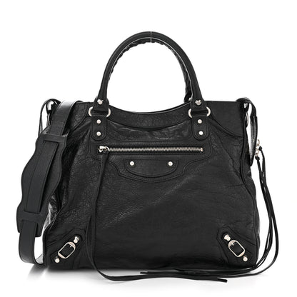 Balenciaga Agneau Classic Silver Hardware Velo Black 1 of 12