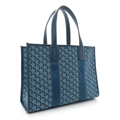Goyard Goyardine Villette PM Tote Ocean Blue 3 of 10