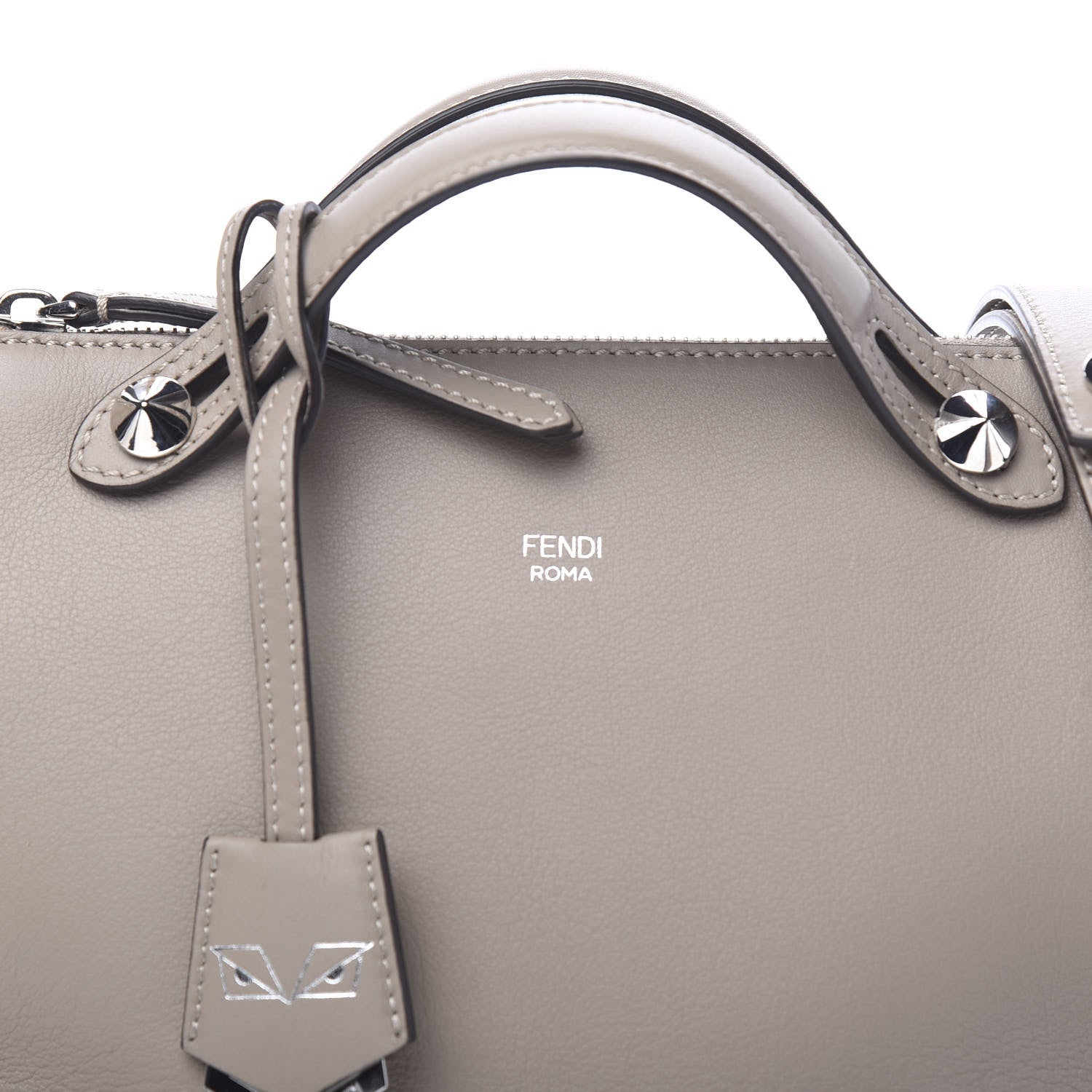Fendi Vitello Dolce Medium By The Way Boston Bag Tortora 11 of 11