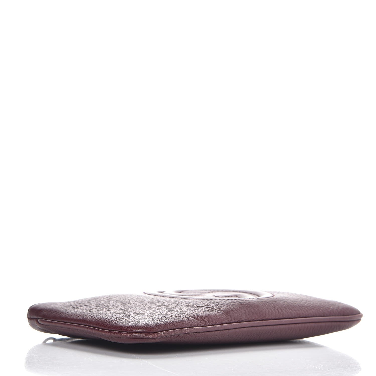 Gucci Pebbled Calfskin Soho Wristlet Scarlatto 4 of 9