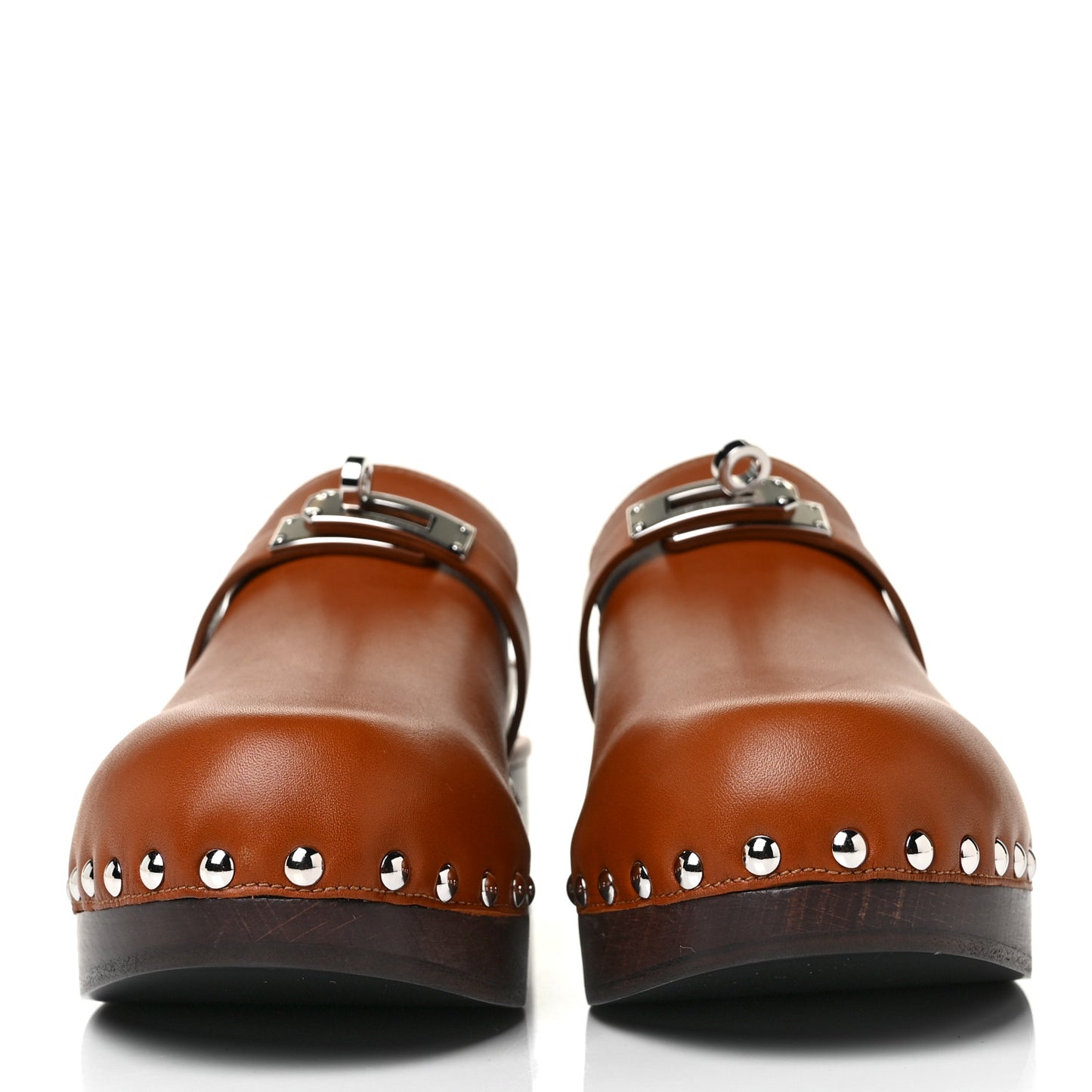 Calfskin Calya Mules 37 Naturel