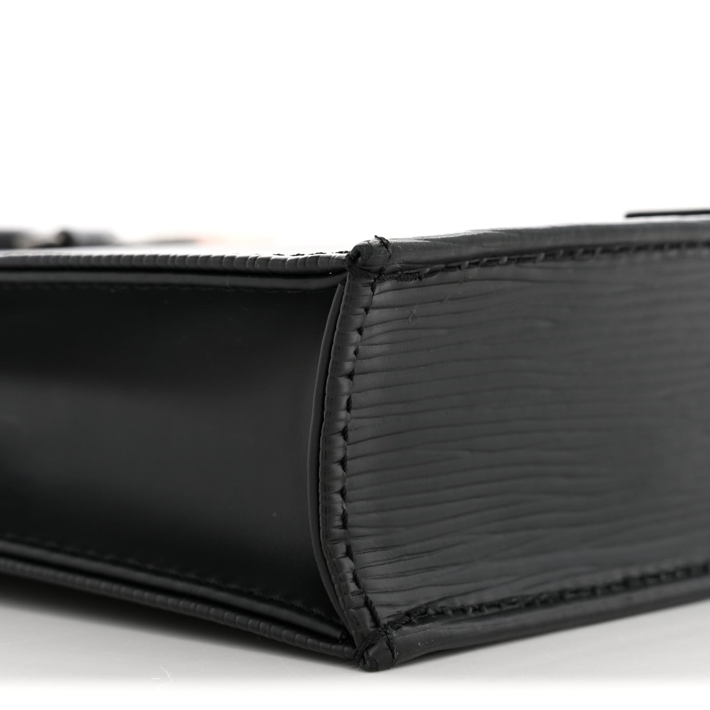 Epi Jacquard Petit Sac Plat Black