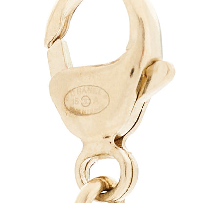 Chanel Crystal Pearl Flower CC Bracelet Gold 5 of 6