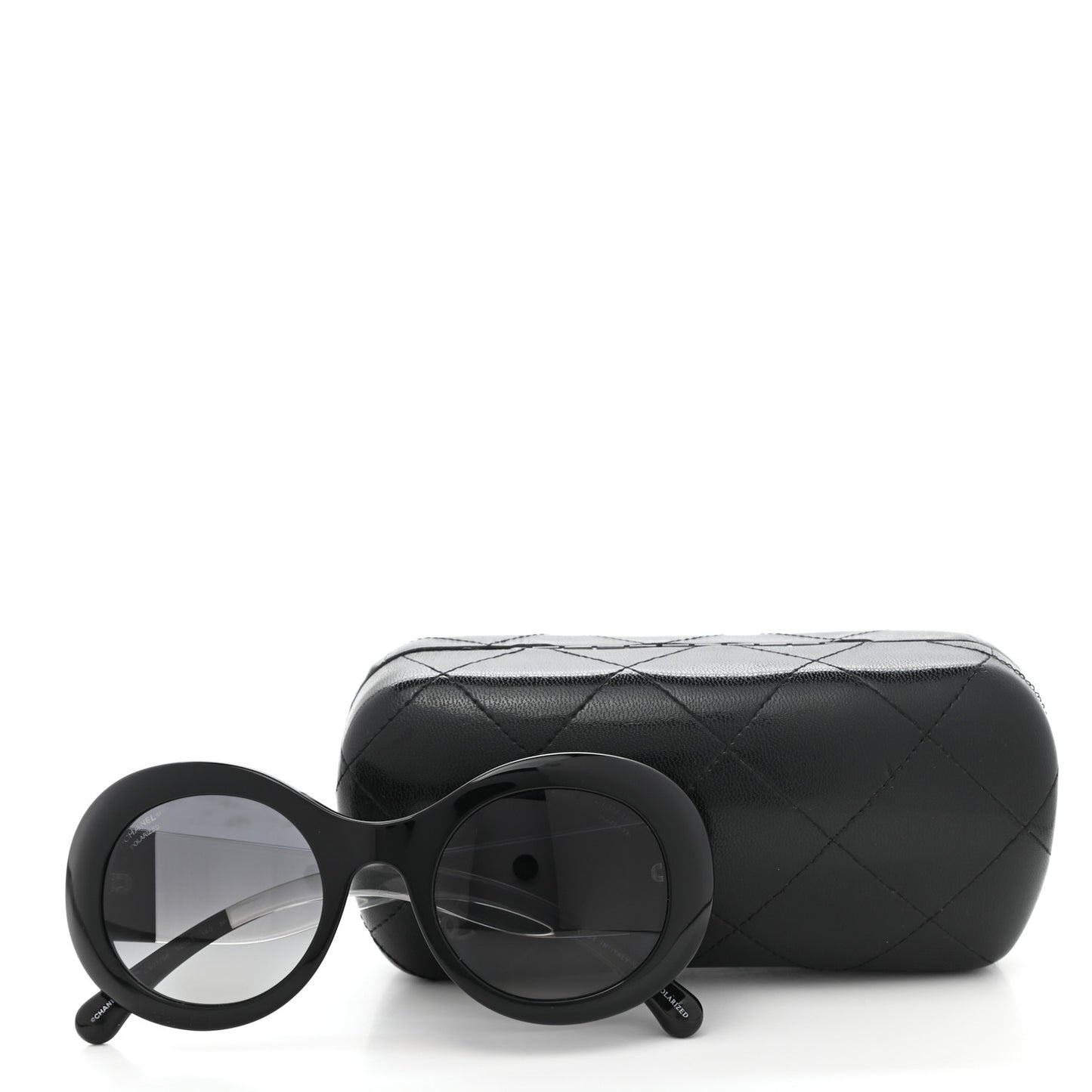 Signature Oval Polarized Sunglasses 5265 Black
