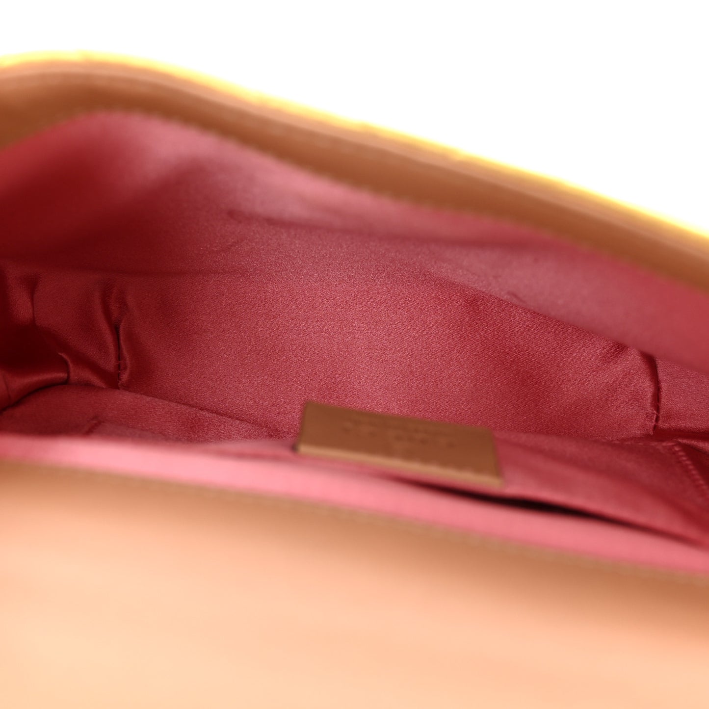 Metallic Nappa Matelasse Broadway Shoulder Bag Gold