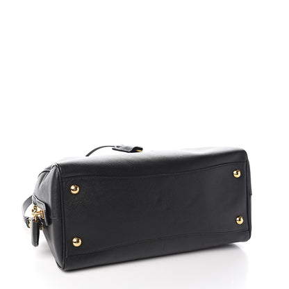 Prada Saffiano Lux Bowler Black 3 of 10