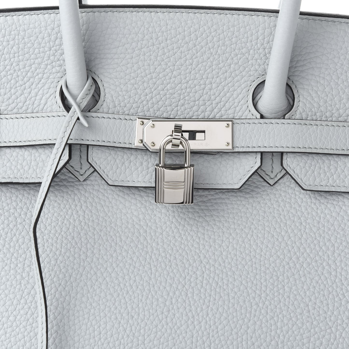 Taurillon Clemence Birkin 35 Bleu Pale