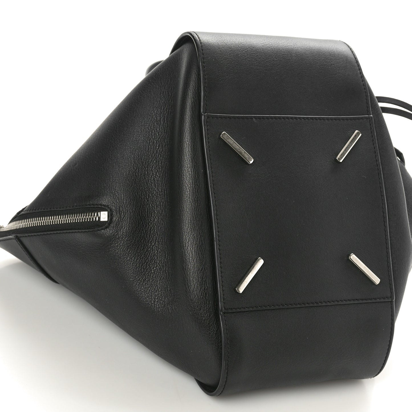 Calfskin Small Hammock Shoulder Bag Black