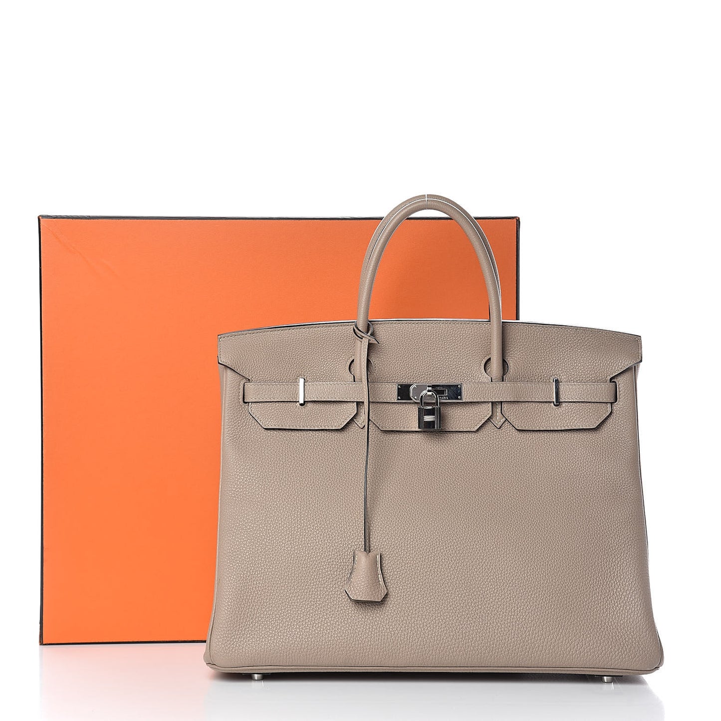 Togo Birkin 40 Gris Tourterelle