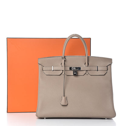 Hermes Togo Birkin 40 Gris Tourterelle 32 of 32