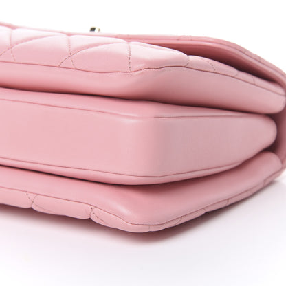 Chanel Lambskin Quilted Small Trendy CC Flap Dual Handle Bag Pink 9 of 13