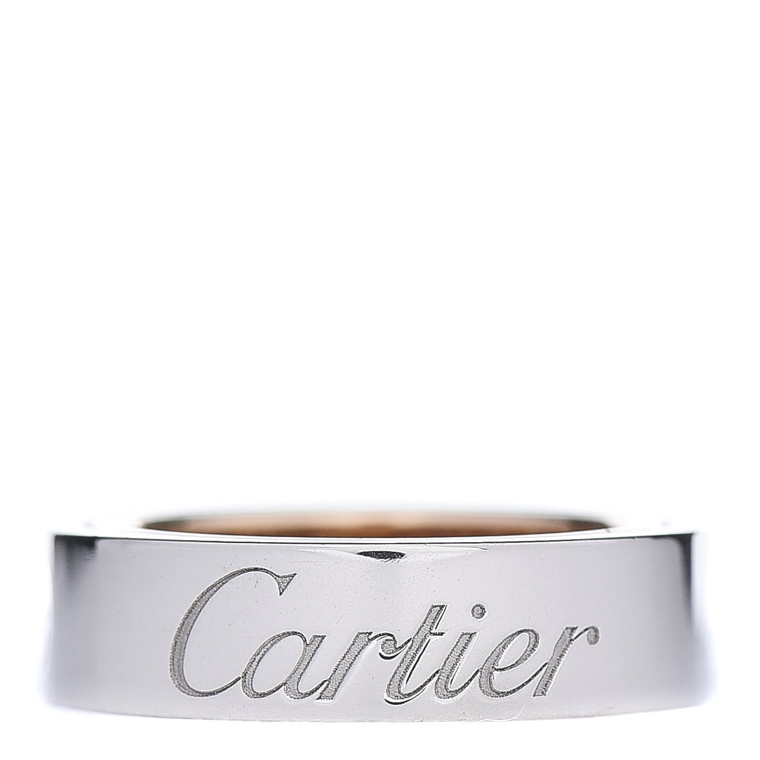Cartier 18K White Pink Gold 5.5mm Astro LOVE Ring 48 4.5 4 of 6