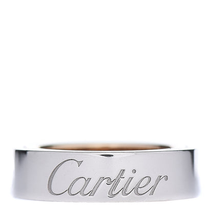 Cartier 18K White Pink Gold 5.5mm Astro LOVE Ring 48 4.5 4 of 6