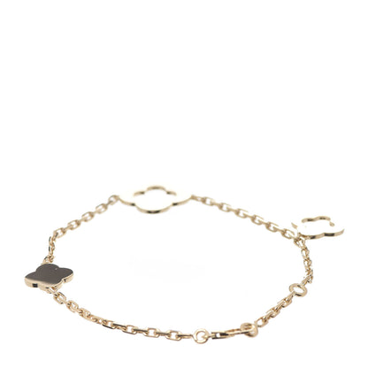 Van Cleef & Arpels 18K Yellow Gold 3 Motifs Byzantine Alhambra Bracelet 3 of 7