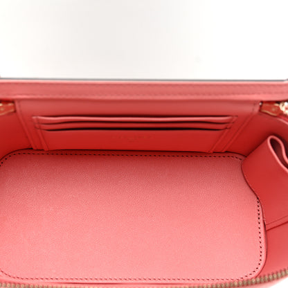 Chanel Lambskin Quilted Small Charming Top Handle Vanity Case With Chain Pink 5 of 11