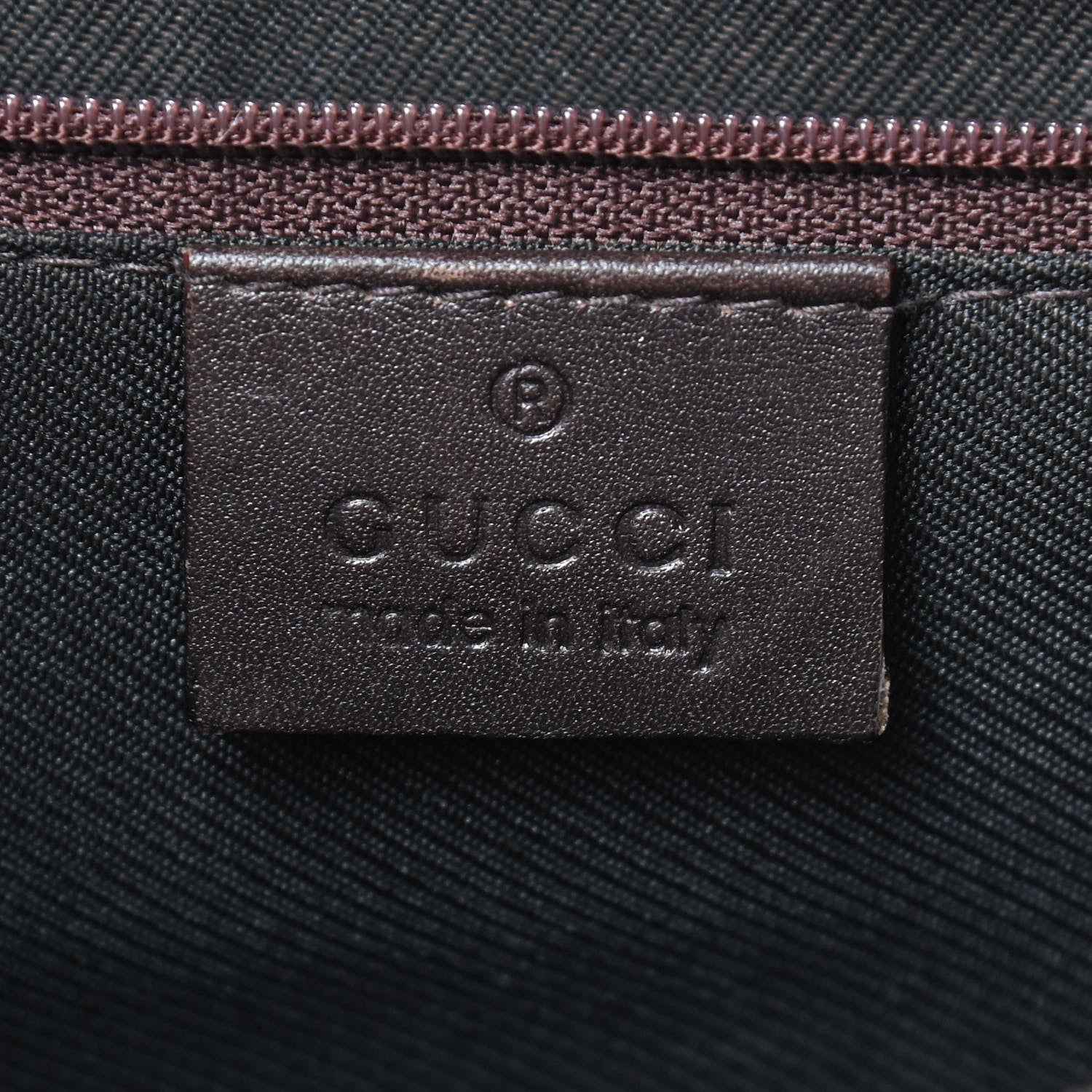 Gucci Monogram Bardot Shoulder Bag Dark Brown 5 of 6