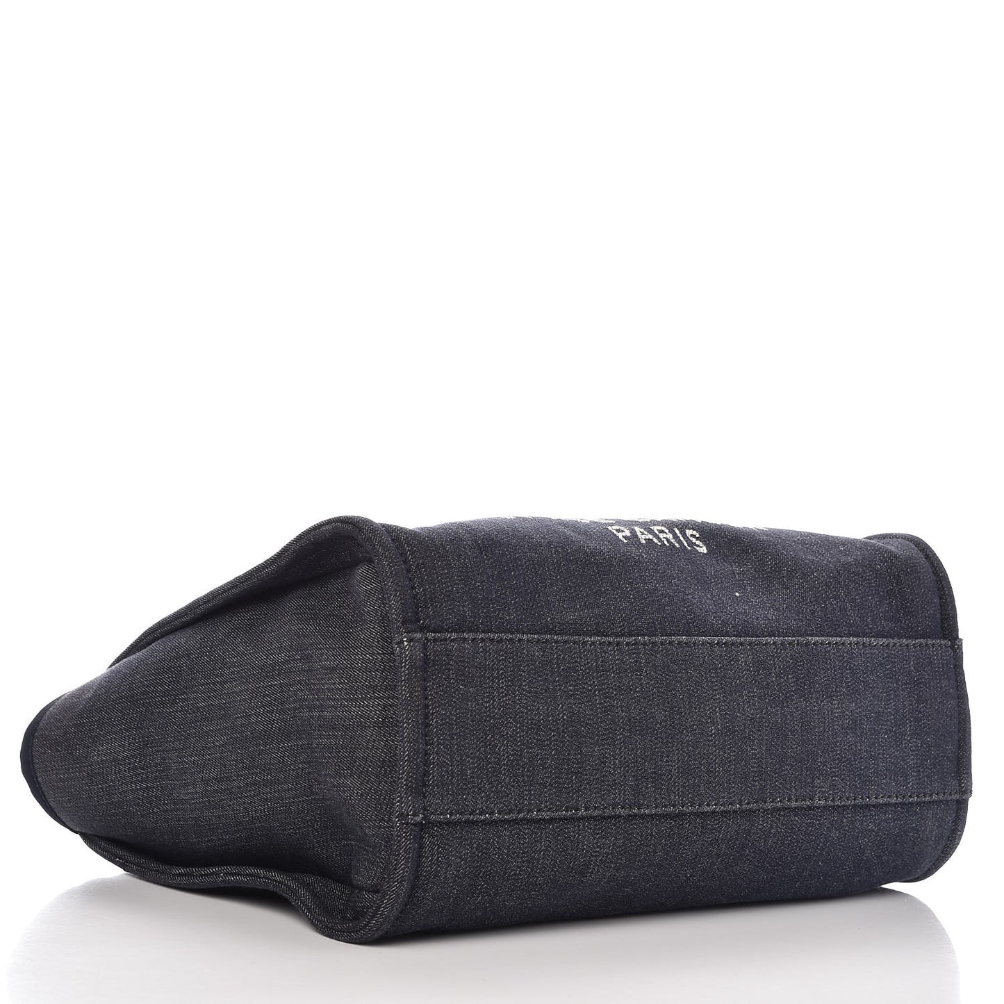 Canvas Small Deauville Tote Dark Blue