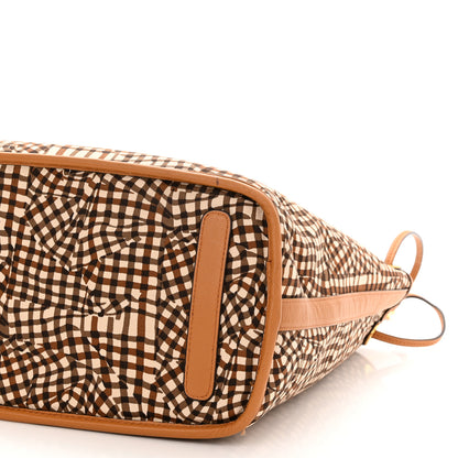 MCM Visetos Medium Liz Reversible Shopper Tote Cognac 15 of 15