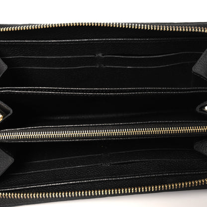 Louis Vuitton Empreinte Zippy Wallet Black 5 of 7