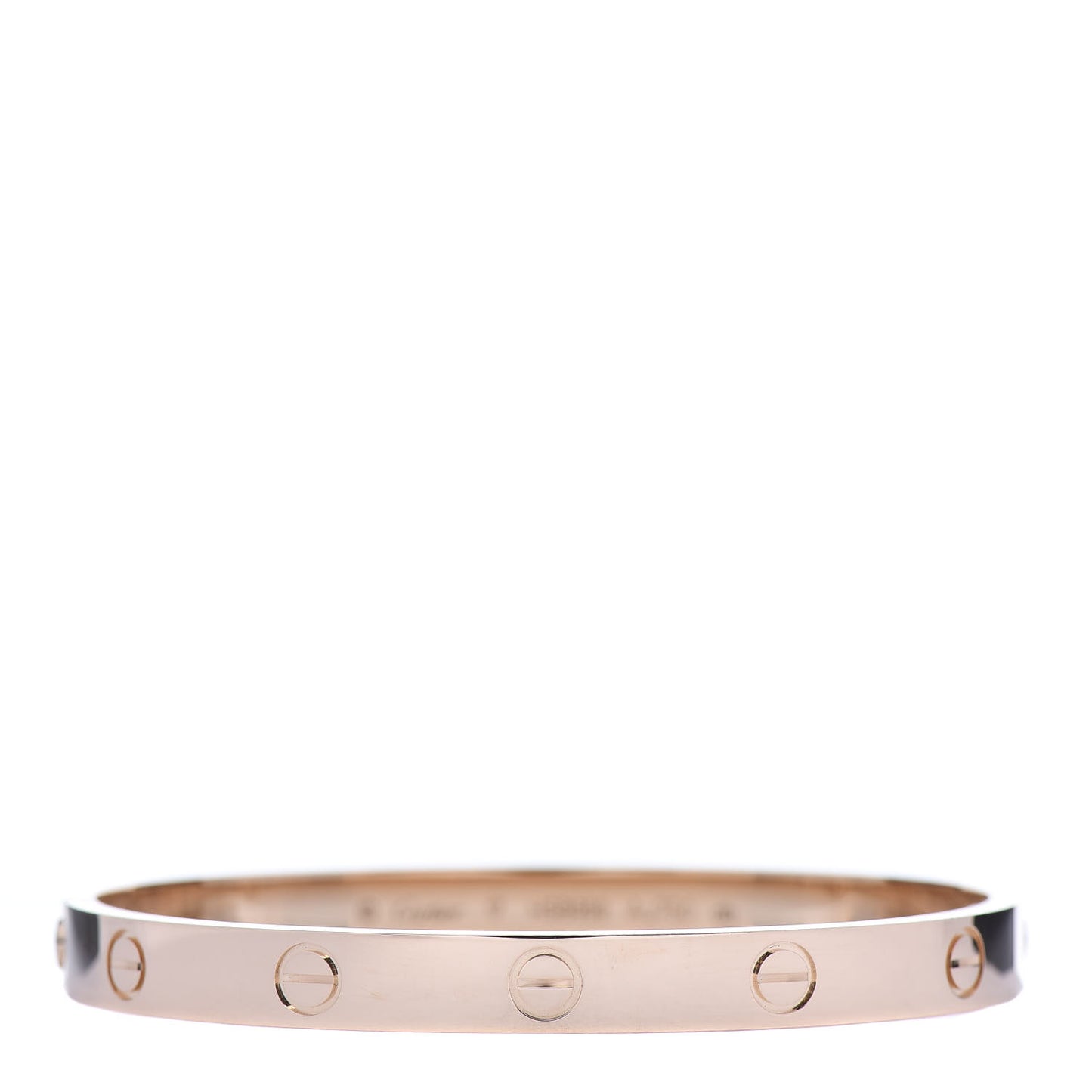 18K Pink Gold LOVE Bracelet 17