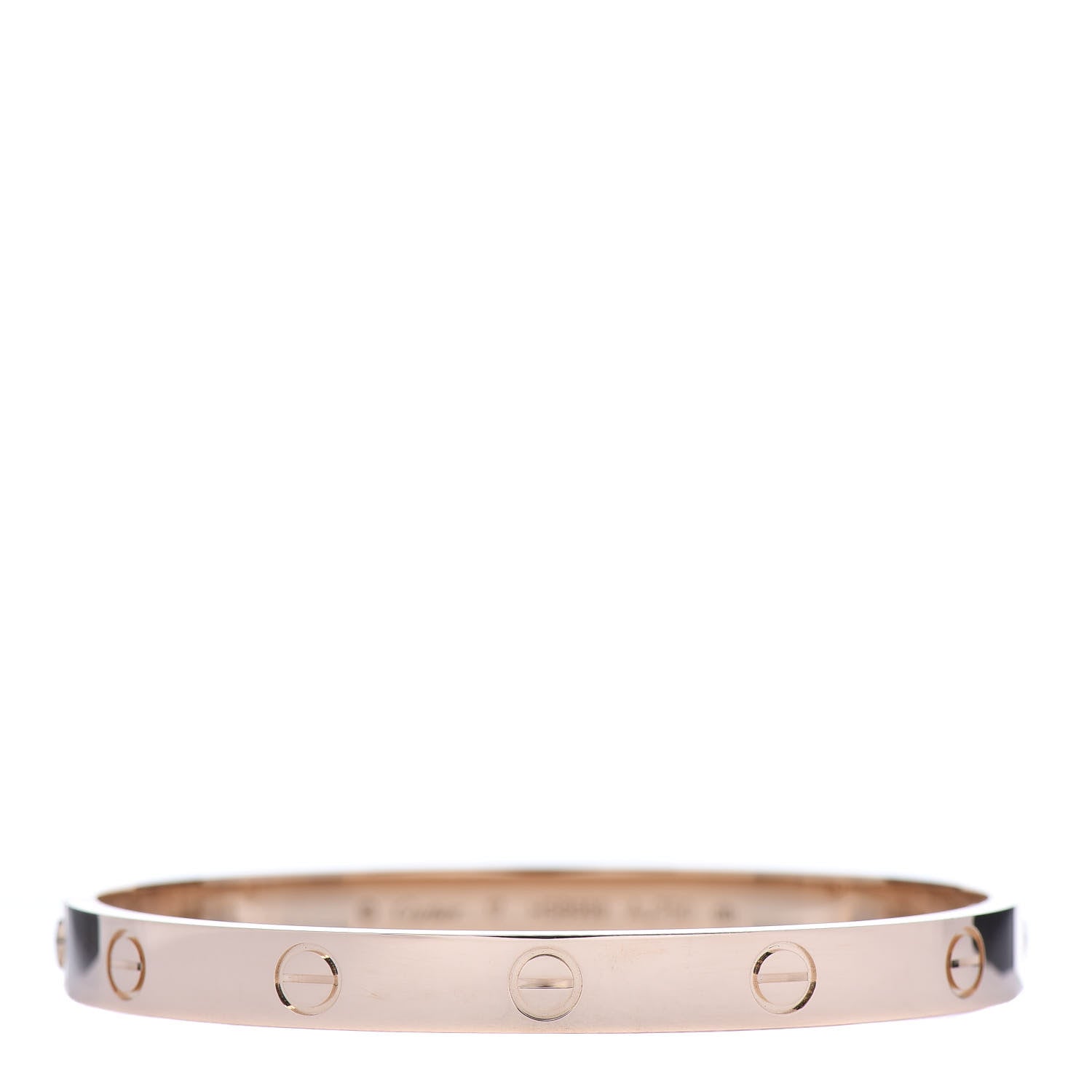 Cartier 18K Pink Gold LOVE Bracelet 17 1 of 6