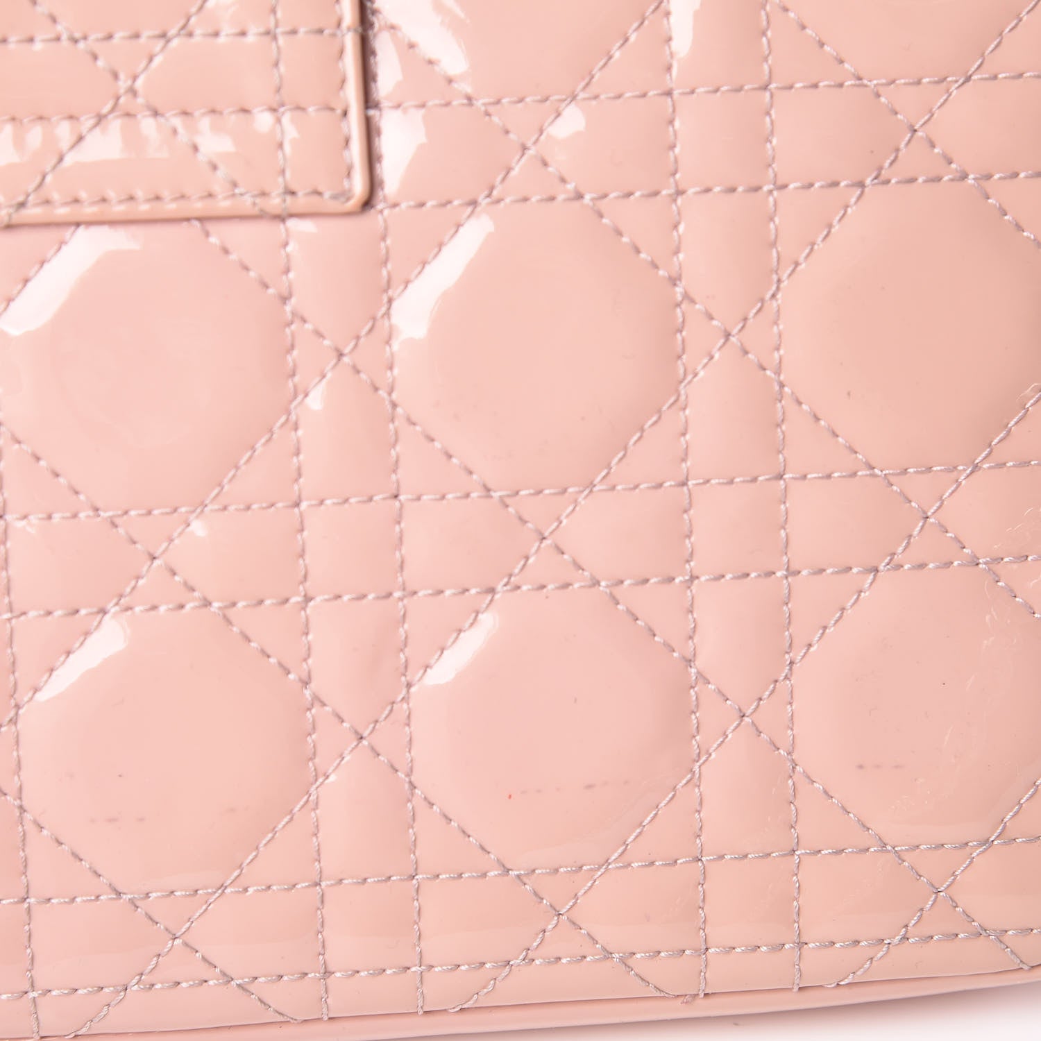 Christian Dior Patent Cannage New Lock Pouch Light Pink 11 of 14