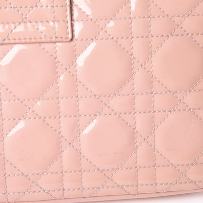 Christian Dior Patent Cannage New Lock Pouch Light Pink 11 of 14