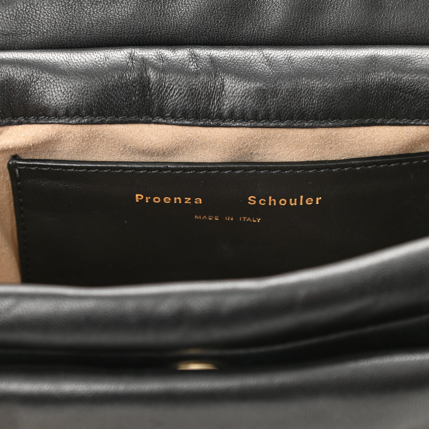 Proenza Schouler Lambskin PS Harris Small Shoulder Bag Black 6 of 8