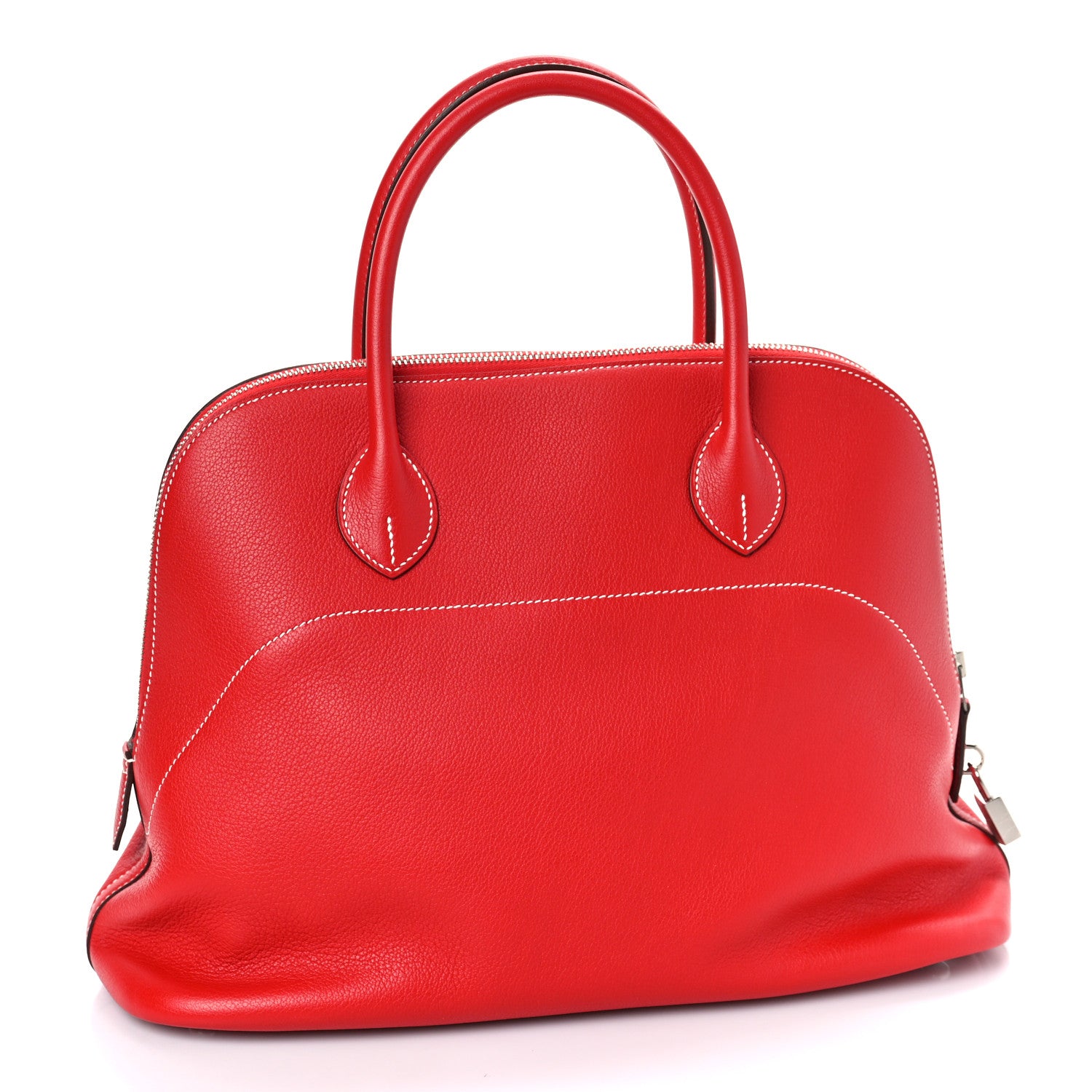 Hermes Taurillon Novillo Bolide Relax 35 Geranium 3 of 8