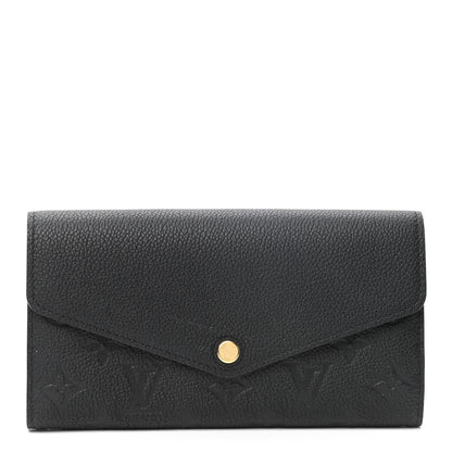 Louis Vuitton Empreinte Sarah Wallet NM Black 1 of 7