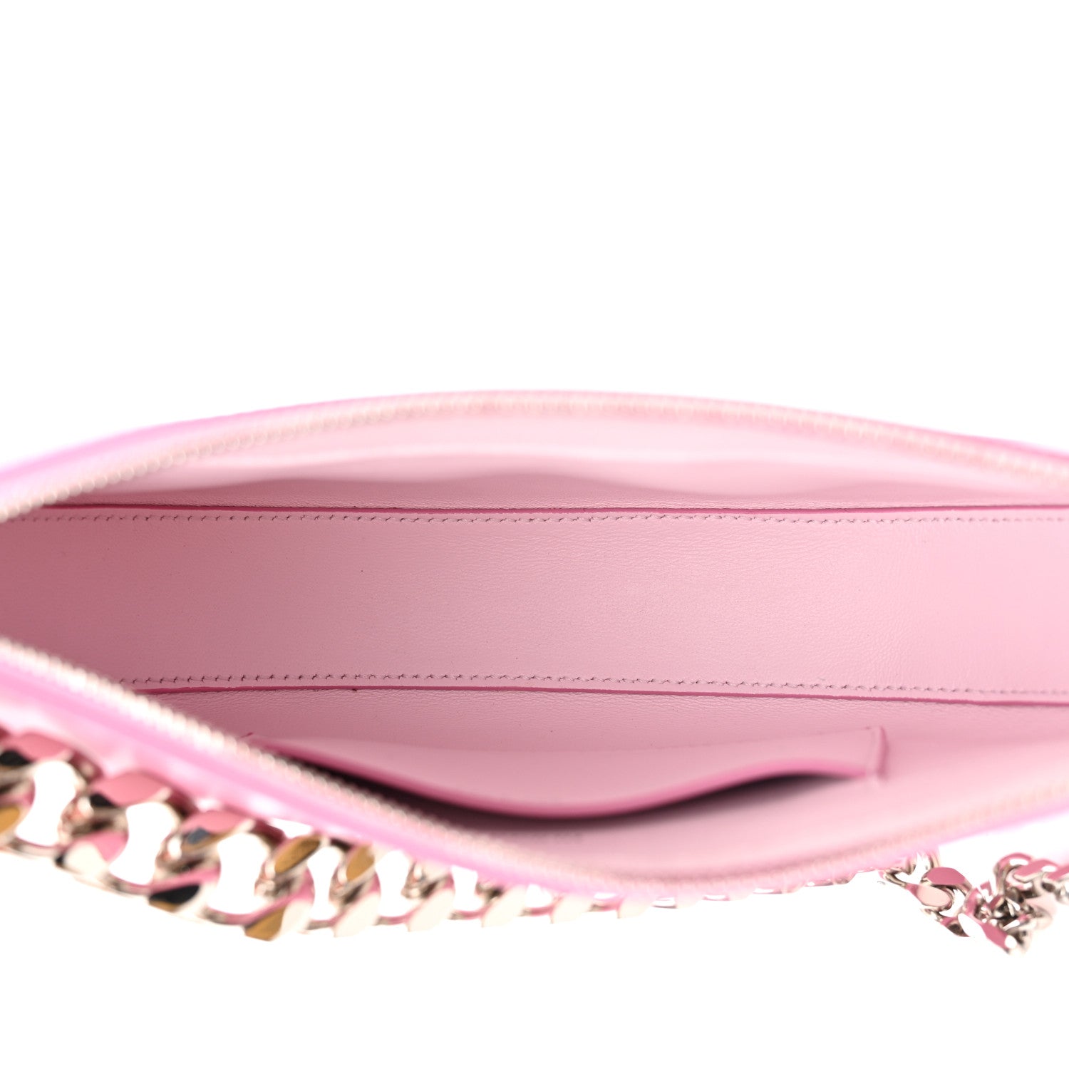 Burberry Lambskin Small Olympia Chain Shoulder Bag Primrose Pink 4 of 9