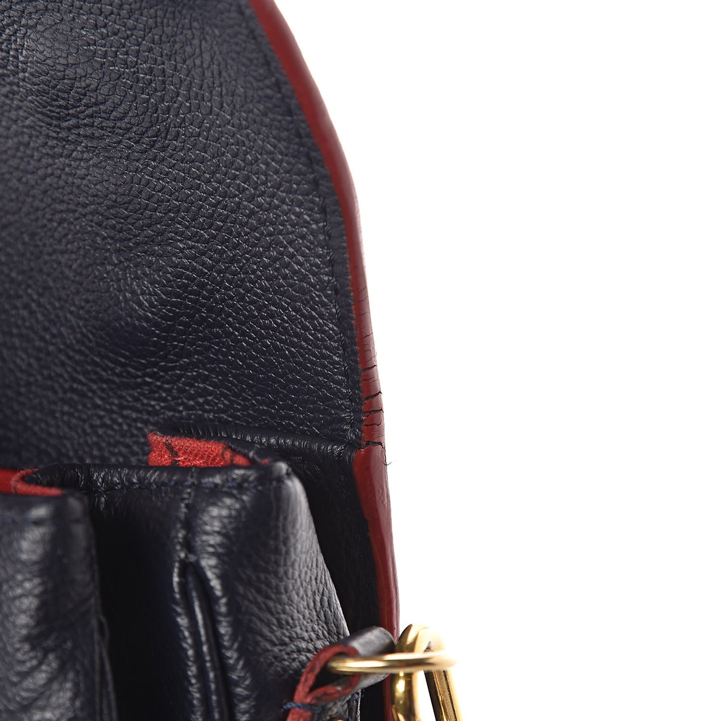 Empreinte Pochette Metis Marine Rouge