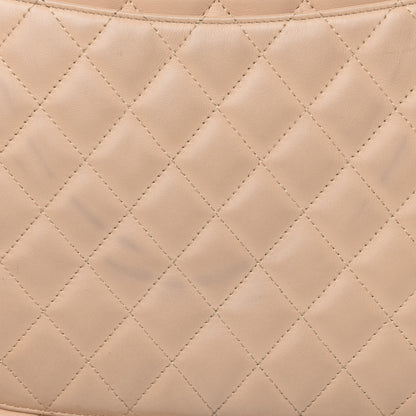 Chanel Calfskin Quilted Large Cambon Tote Beige Black 13 of 15