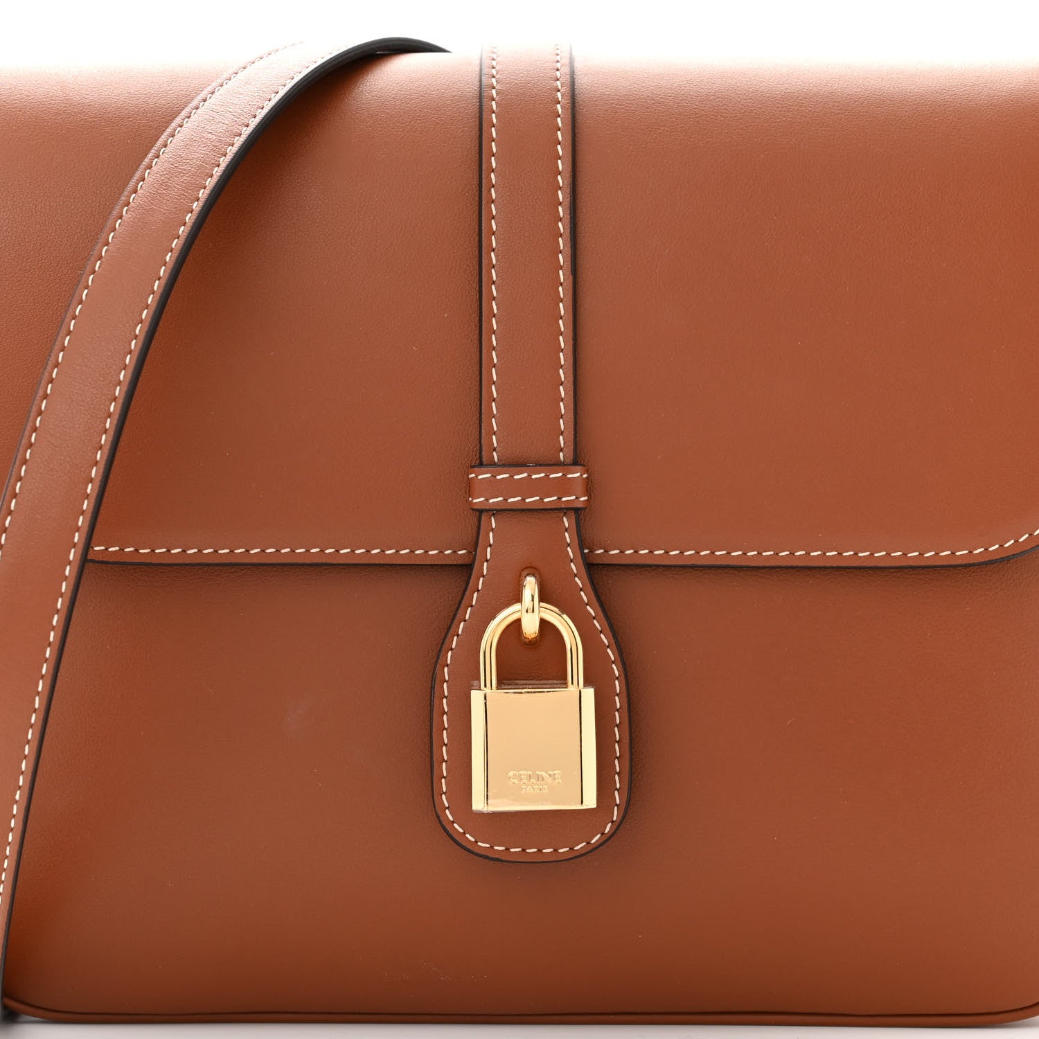 Celine Smooth Calfskin Medium Tabou Tan 8 of 11