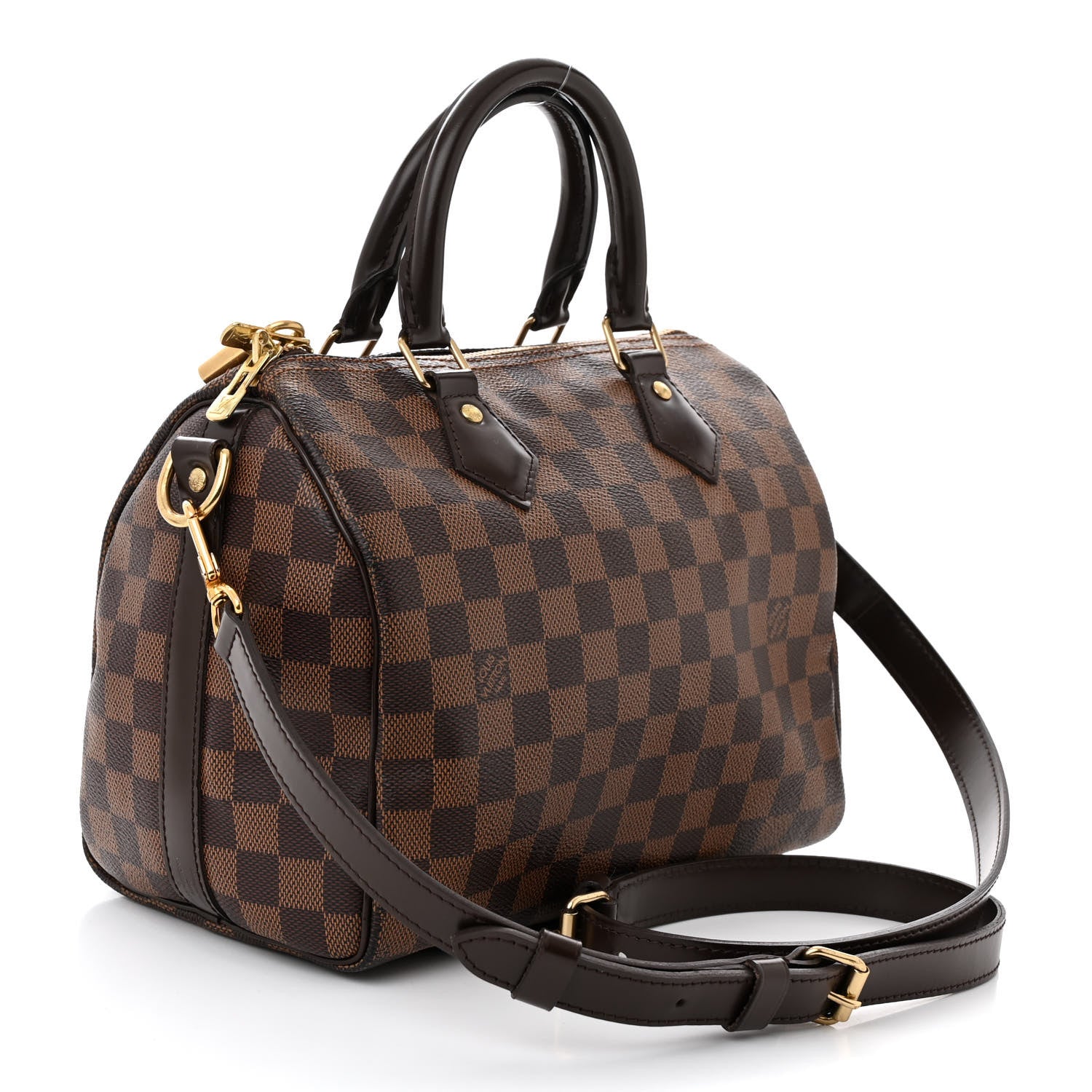 Louis Vuitton Damier Ebene Speedy Bandouliere 25 3 of 10