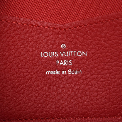 Louis Vuitton Calfskin Lockme II Wallet Rubis 5 of 7