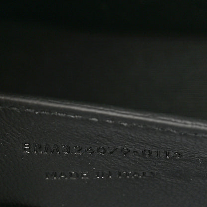 Saint Laurent Grain De Poudre Monogram Cassandre Clutch Black 8 of 8