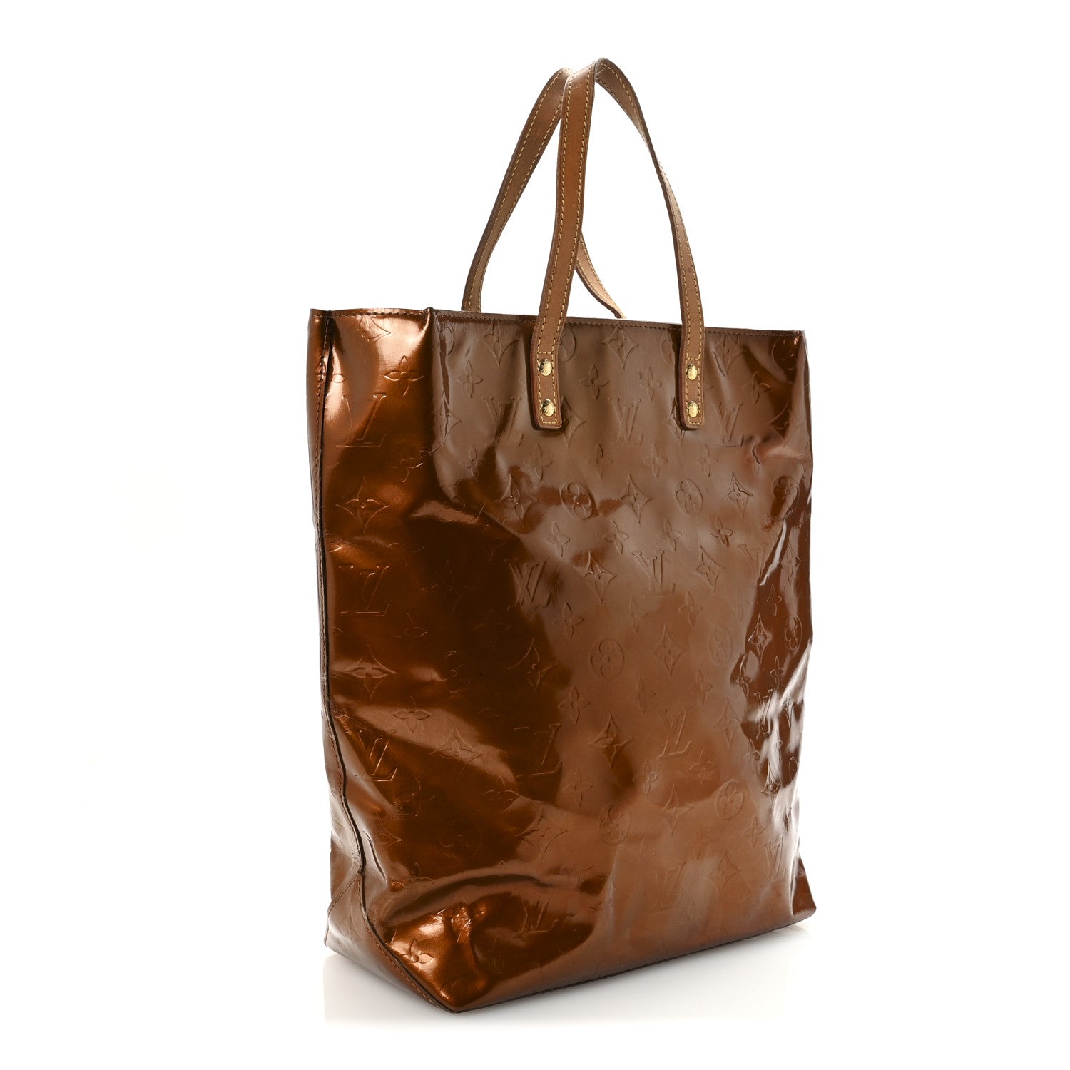 Louis Vuitton Vernis Reade MM Bronze 3 of 9