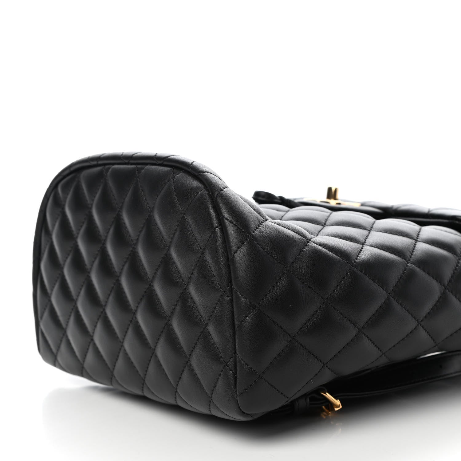 Chanel Lambskin Quilted Small Urban Spirit Backpack Black 9 of 9
