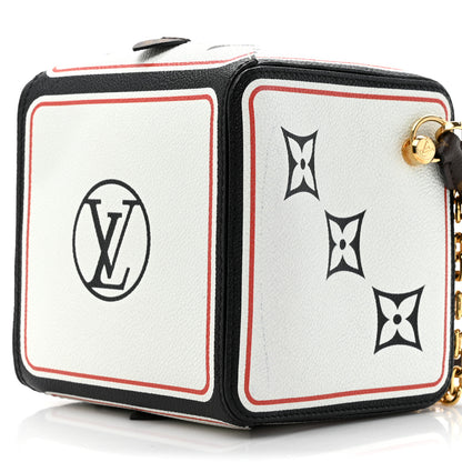 Louis Vuitton Taurillon Game On Square Dice Bag White 8 of 10