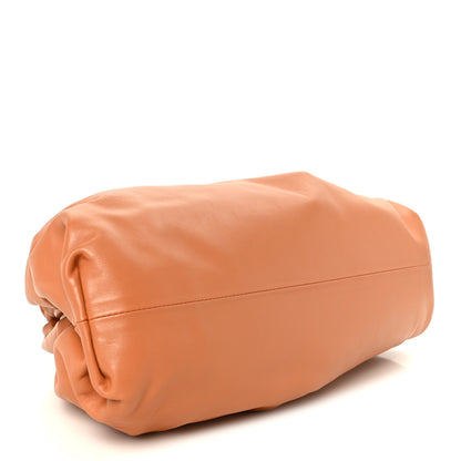 Bottega Veneta Smooth Butter Calf The Pouch Oversized Clutch Clay 4 of 11