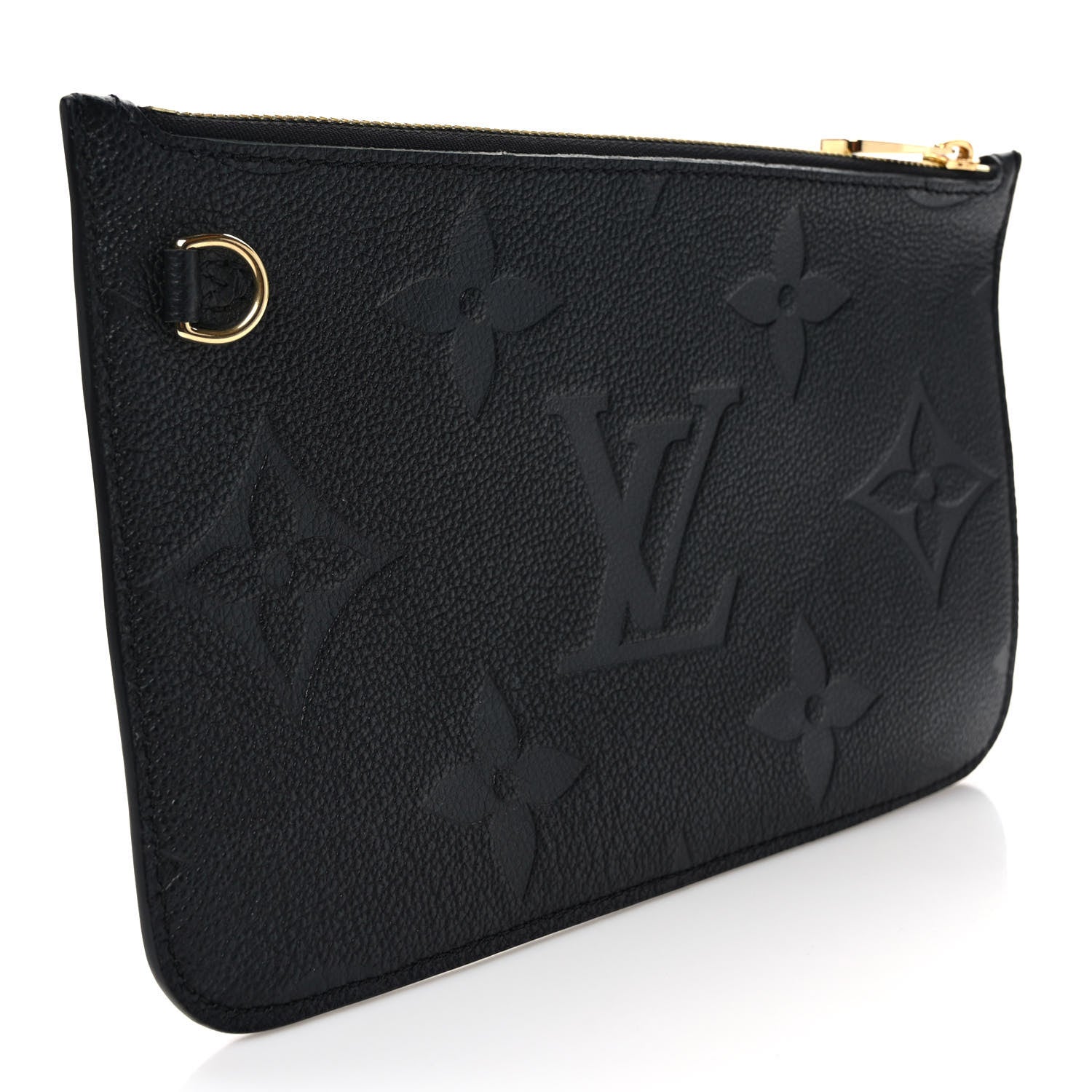 Louis Vuitton Empreinte Monogram Giant Neverfull MM Pochette Black 3 of 6