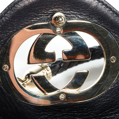 Gucci Leather Small Britt Tassel Shoulder Bag Black 6 of 7
