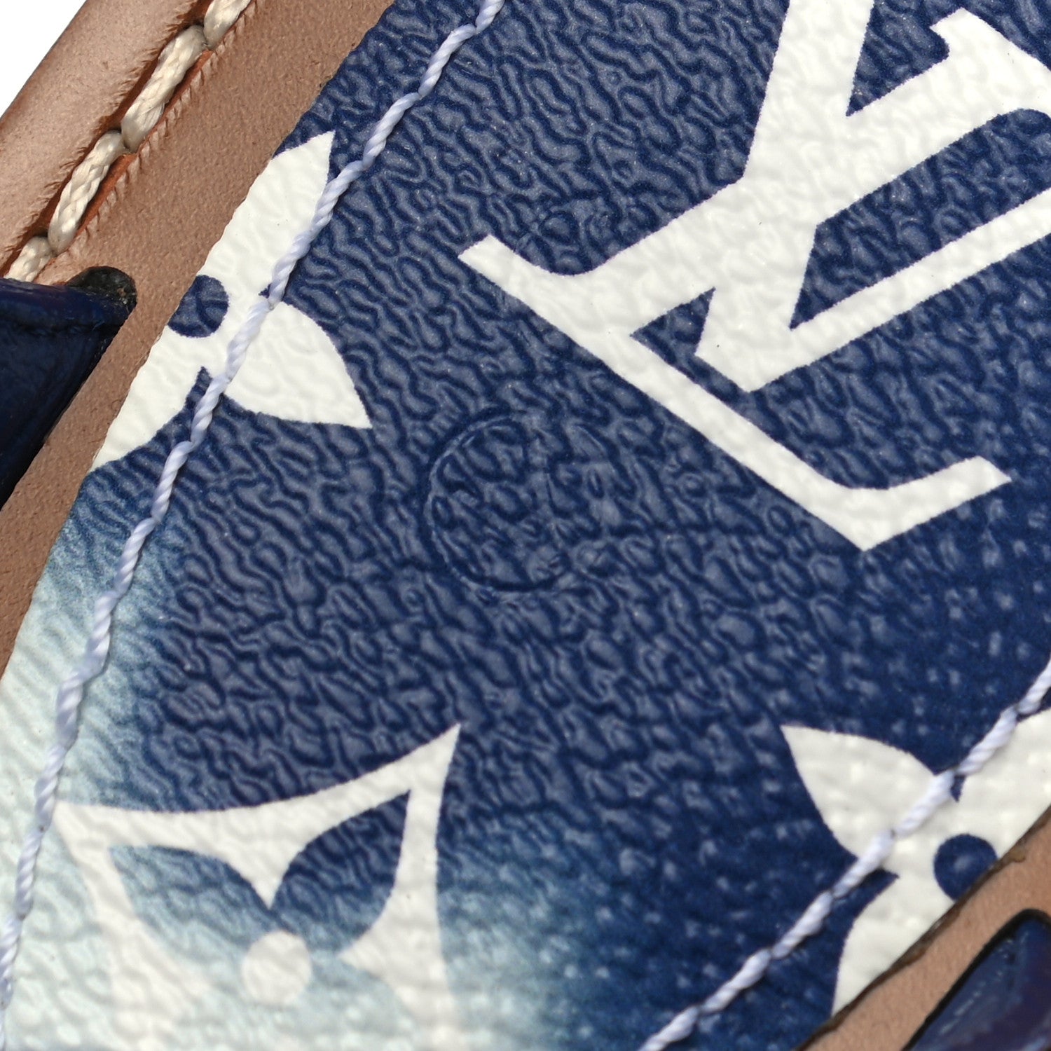 Louis Vuitton Monogram Escale Palma Sandals 37.5 Blue 6 of 7