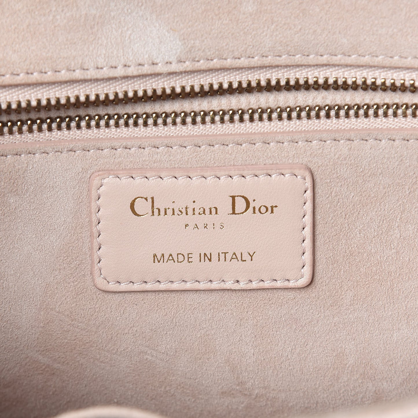 Lambskin Cannage Large Dioraddict Flap Rose Poudre