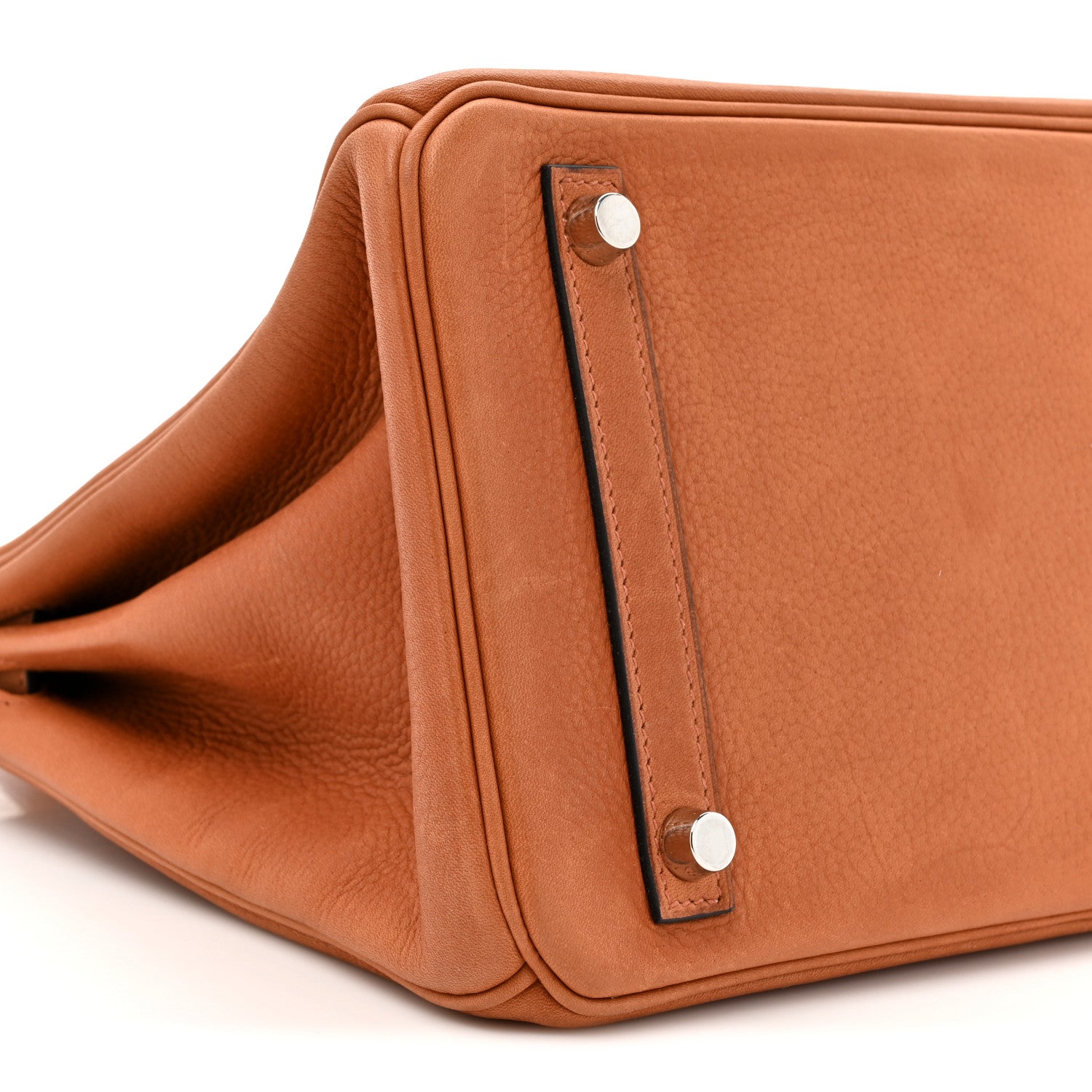 Hermes Taurillon Saddle Birkin 30 Cuivre 10 of 18
