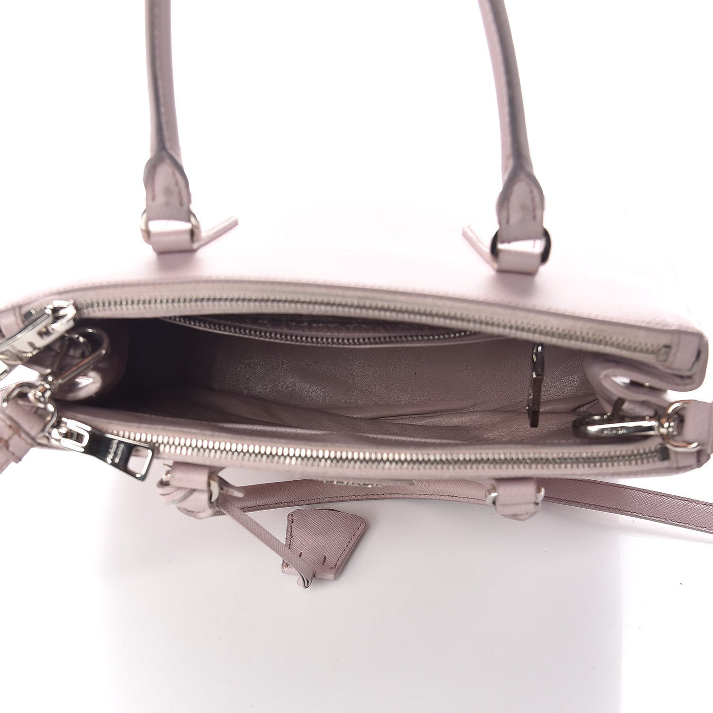 Saffiano Small Galleria Double Zip Tote Mughetto