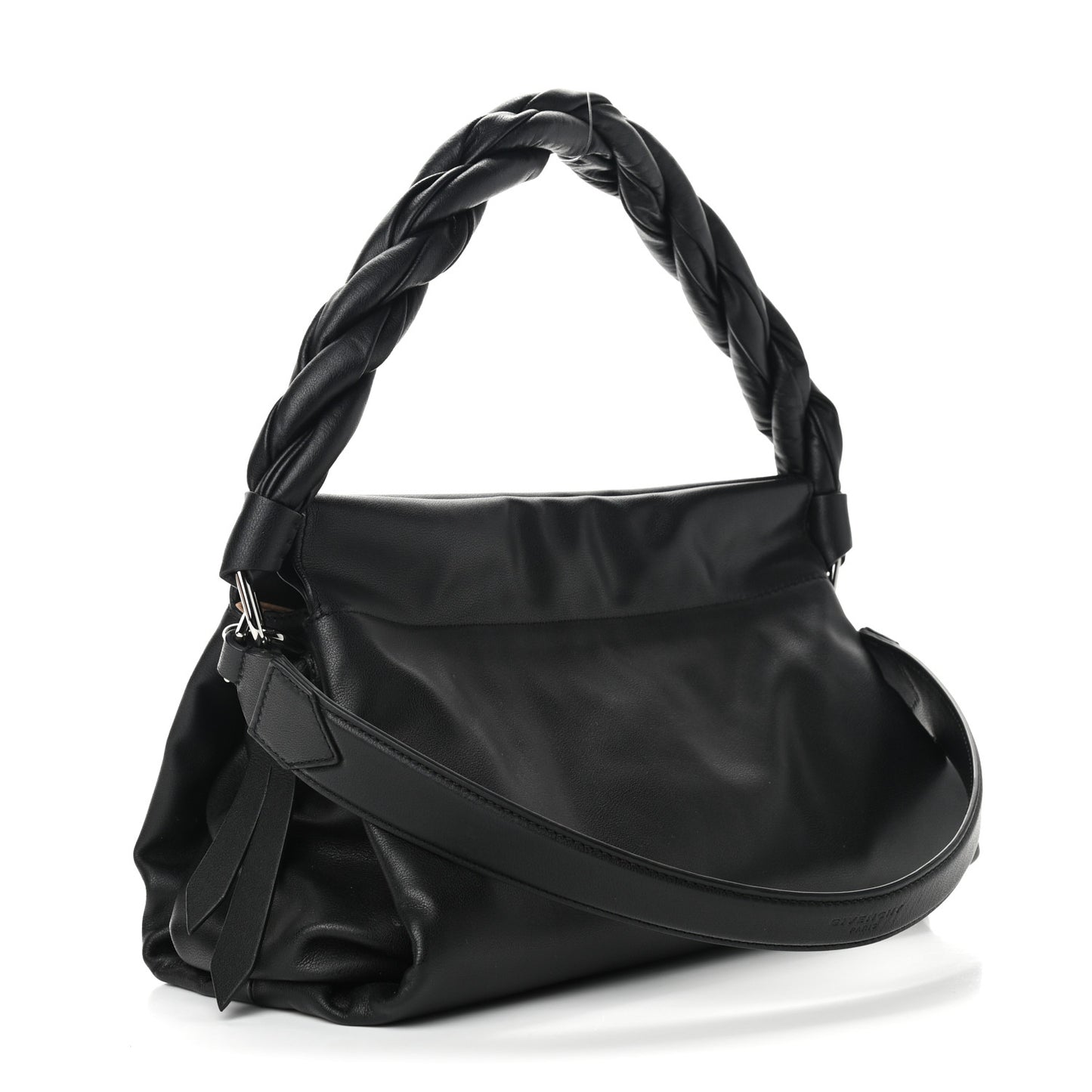 Calfskin Medium ID93 Satchel Black